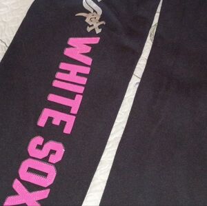 Vintage Y2K Victoria's Secret Pink Flare Wide Leg Pants Sweats L Bling VS